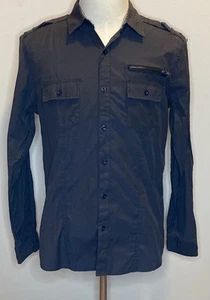 Sovereign Code Black Long-Sleeve Casual Button Down Shirt (size L) - Picture 1 of 5