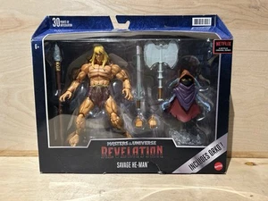 MASTERS OF THE UNIVERSE MASTERVERSE REVELATION SAVAGE HE-MAN ORKO MIB MATTEL - Picture 1 of 15