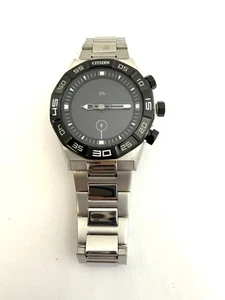 Citizen Smart Gen 1 Hybrid Black Dial Stainless Bracelet Smartwatch READ DESC. - Zdjęcie 1 z 12