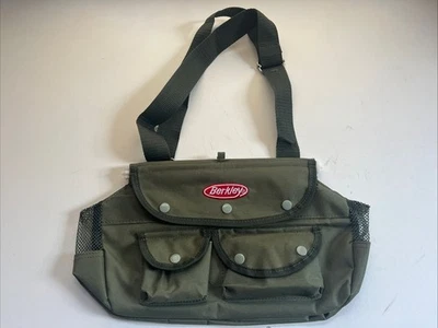 Berkley Lona Pesca Creel Pequeño Verde Bolsa de Pesca con Mosca Bolso de Hombro Nuevo Foto 1 de 4