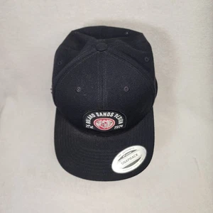 Roland Sands Design Classics 74 Yupoong Snapback Cap Distressed Black Motorcycle - Picture 1 of 13