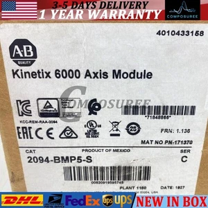 Allen-Bradley 2094-BMP5-S AB Kinetix 6000 Axis Module Servo Drive US Free Tax - Picture 1 of 4