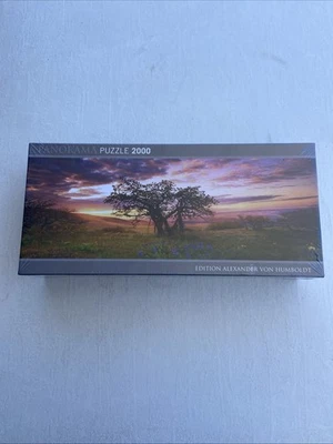 Oak Tree 2000 Piece Panoramic Jigsaw Puzzle Heye Alexander Vin Humboldt Edition - image 1 of 4