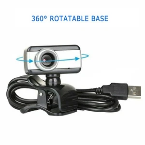 480P Resolution Webcam USB 2.0 Web Camera Built-in Microphone z - Photo 1/6