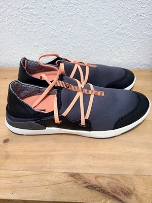 Olukai Miki Li Sneakers/Shoes Women's Size W9 Black - Image 1 of 4