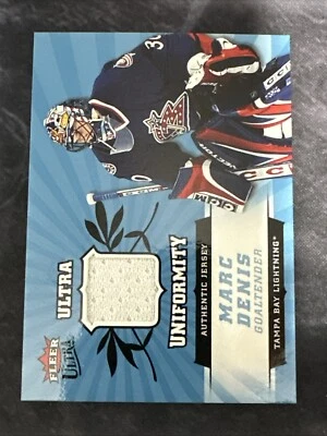 2006-07 Fleer Ultra Uniformity U-MD Marc Denis Tampa Bay Lightning - Image 1 of 2