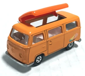 MATCHBOX SUPERFAST VOLKSWAGEN CAMPER VAN ORANGE PAINT LESNEY COMPLETE NO BOX - Picture 1 of 6