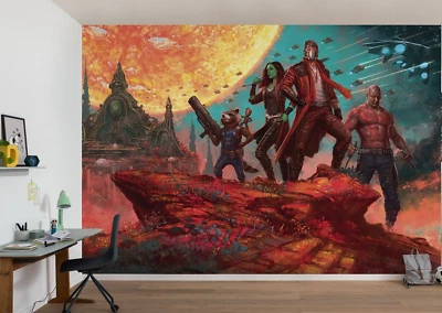Giant WALL MURAL Guardians of the Galaxy 400x250 cm Marvel wallpaper - Image 1 of 4