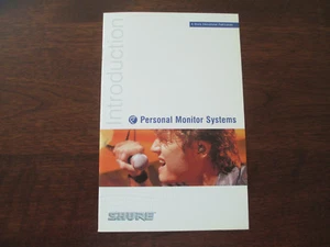 SISTEMAS DE MONITOR PERSONAL SHURE MANUAL DE INTRODUCCIÓN DEL PROPIETARIO - Imagen 1 de 3