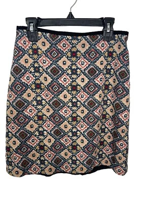 Falda para mujer ANN TAYLOR LOFT talla 0 estampado tapiz Foto 1 de 4