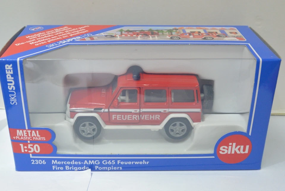 Siku 1:50 DieCast car Mercedes-AMG G65 All-Terrain Fire Command Car # 2306 - Image 1 of 1