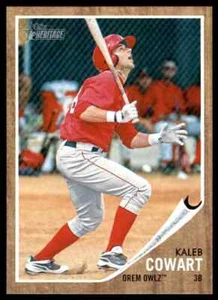 2011 Topps Heritage Minor League Kaleb Cowart Orem Owlz #90 - Picture 1 of 2