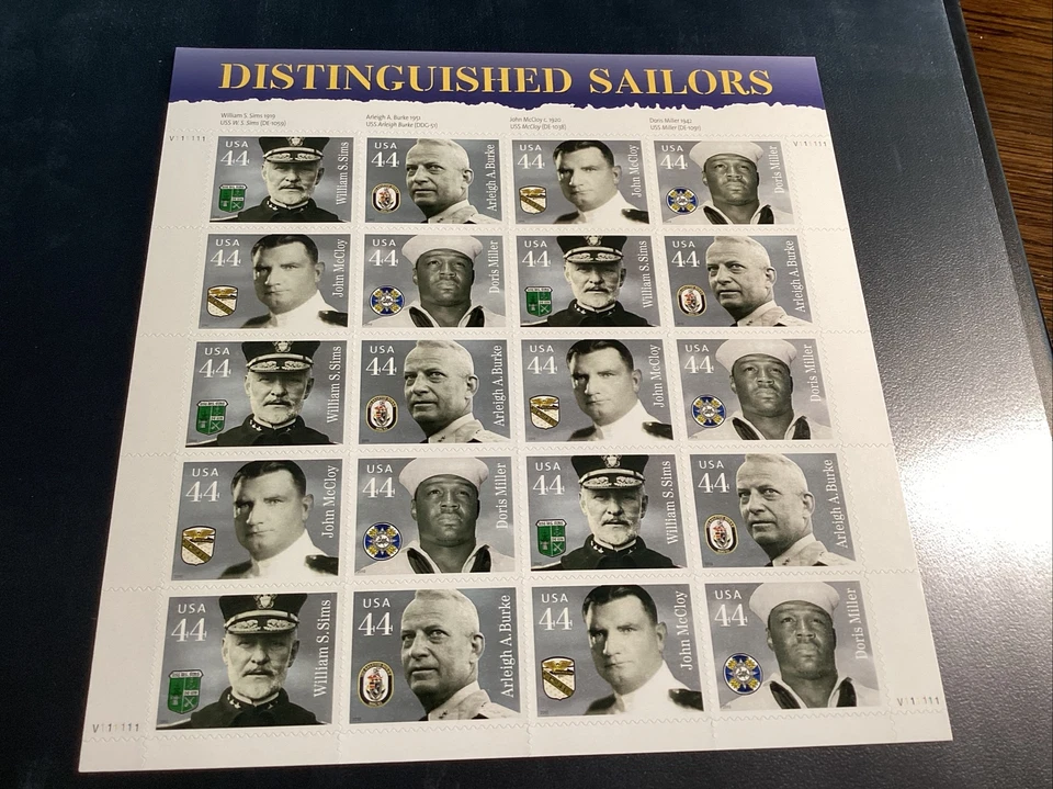 Scott#4440-43 Distinguished Sailors Sheet of 20 Stamps -MNH-2010-US - Image 1 of 1