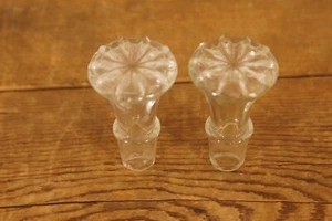 Antik Vintage Glas Flasche Stopper Deckel Teile Sirup Dekanter Parfüm - Bild 1 von 11