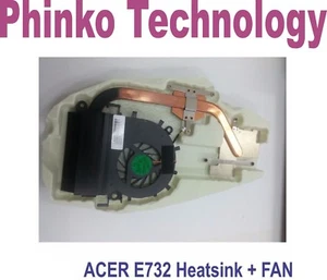 Acer E732 E732G CPU Cooling Fan + Heatsink + THERMAL - Picture 1 of 4