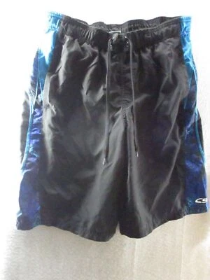 Bañador Champion para hombre talla pequeña azul con bolsillos  Foto 1 de 4