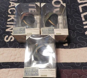 3 Military Classic Combat Helmets 1:4 Scale. - Picture 1 of 3