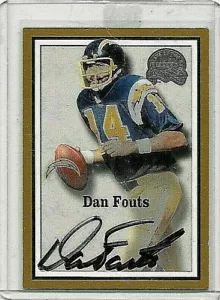 DAN FOUTS 2000 FLEER GRANDI DEL GIOCO AUTOGRAFO CERTIFICATO - Foto 1 di 2