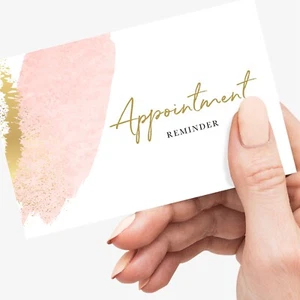 Appointment Cards - Hair Beauty Salon Hairdressing Appointment Cards - 25-200pk - Picture 1 of 5