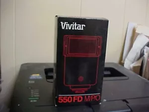Vivitar 550FP Electronic Camera Flash NEW IN BOX - Picture 1 of 3