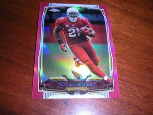 2014 Topps Chrome Pink Refractors #39 Patrick Peterson 051/399 Arizona Cardinals - Picture 1 of 2