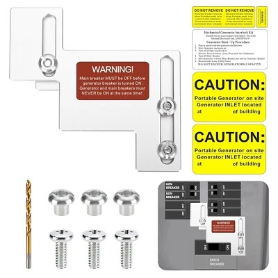 Generator Interlock Kit For Eaton / Cutler Hammer or Challenger BR 150 & 200AMP - Image 1 of 4