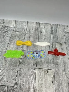 Vintage Barrettes Mixed Lot of 5 Goody Others Bow Duck Hello Kitty Cats White - Picture 1 of 7