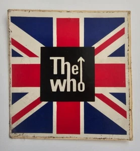 THE WHO Promocional Concierto Radio Estación Rock Parachoques Pegatina Años 80 - Imagen 1 de 4