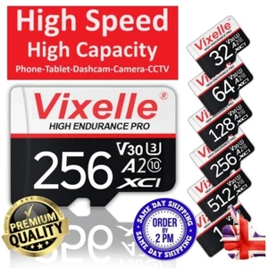 MicroSD Memory Card High Speed 32GB 64GB 128GB 256GB 512GB 1TB 2TB Class 10 - Picture 1 of 19
