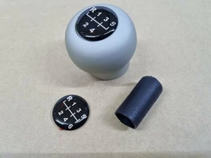 VW T5 T6 Vans GEAR KNOB ALUMINIUM MATTE FINISH MANUAL 5 and 6 SPEED - Picture 1 of 6
