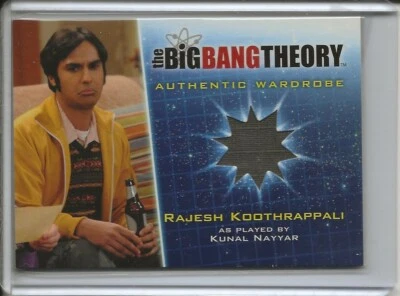 2013 CRYPTOZOIC BIG BANG THEORY Season 5 #M10 RAJESH KOOTHRAPPALI RELIC Lot - Image 1 of 4