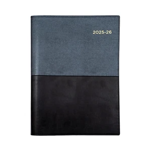 2025-26 Collins Vanessa Financial Year A5 Day To Page DTP Black Diary FY185.V99 - Bild 1 von 4