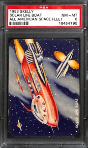 Gasolina Skelly UO67, flota espacial estadounidense, 1953, bote salvavidas solar, PSA 8 casi nuevo - Imagen 1 de 2