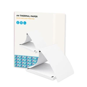 A4 Thermopapier 200 Blatt Fächerfalz Druckpapier für Thermodrucker L0R1 - Bild 1 von 8