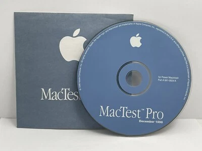 MacTest Pro Hardware Test Power Macintosh December 1998 691-0924-K - Image 1 of 4