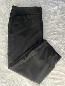 Investments  Women's Capri Pants size 14 Stretch Black - Picture 1 of 9