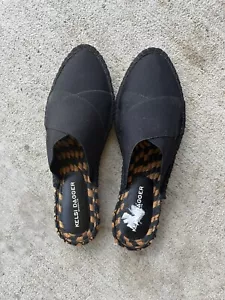 Kelsi Dagger Black Slides Size 6.5 - Picture 1 of 9