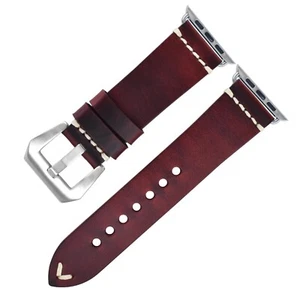 iWatch Apple Armband Echt leder Rindsleder 38/40 42/44 PREMIUM - Bild 1 von 25