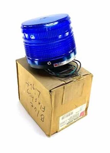 Signal Division 141-120B 120 Vac Ser A4 Blue Flashing Light (NEW) - Picture 1 of 4