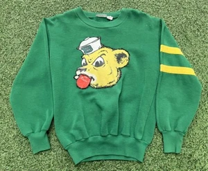 Vintage Baylor University Muskatnuss Rundhalsausschnitt kleine Bären Stempelglanz herausziehbare Zunge - Bild 1 von 7