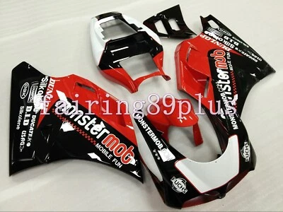 Red White Black ABS Injection Fairing Kit Fit for 1996-2002 Ducati 916 748 996 - Image 1 of 4