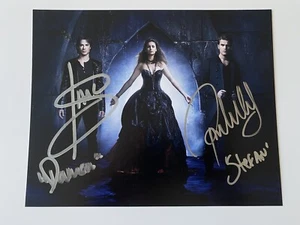 IAN SOMERHALDER & PAUL WESLEY Duo In-Person signiertes Autogramm 20x25cm Vampire - Picture 1 of 1