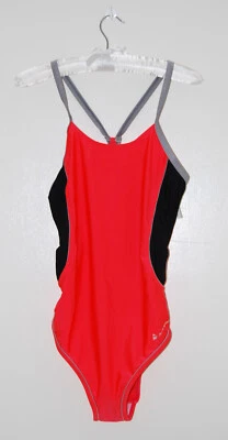Nuevo con etiquetas Traje de baño sin mangas Aqua Sphere para mujer Anoka coral naranja rojo 1 pieza talla 10 Foto 1 de 4