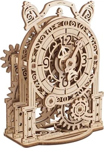 UGEARS Vintage Alarm Clock 3D Puzzle - Wooden Model Kit for Adults to Build - Me - Picture 1 of 6