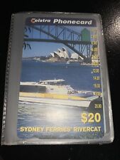 Telstra Australia $20 Sydney Ferries Rivercat  Phonecard