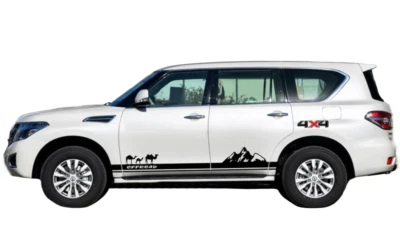 2 PCS Graphics Off Road Car Sticker For Nissan Patrol X-trail Qashqai Side Decal - Image 1 of 4