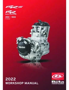 Beta Engine Service Repair Manual 2022 RR-S & RR Race Edition RR 350 4 Stroke - Bild 1 von 12