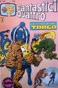 I FANTASTICI QUATTRO n. 189 ed. CORNO [UN TITANO DI NOME TORGO] - Foto 1 di 1