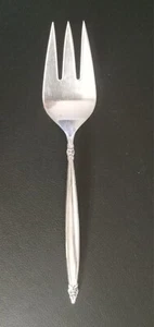 Vintage 1847 Rogers Brothers große Aufschnitt Fleisch Serviergabel, Girlande Muster - Bild 1 von 8