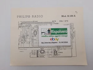 Schaltplan Philips Radio Mod. BI 590/A und BI 591-A  - Bild 1 von 2